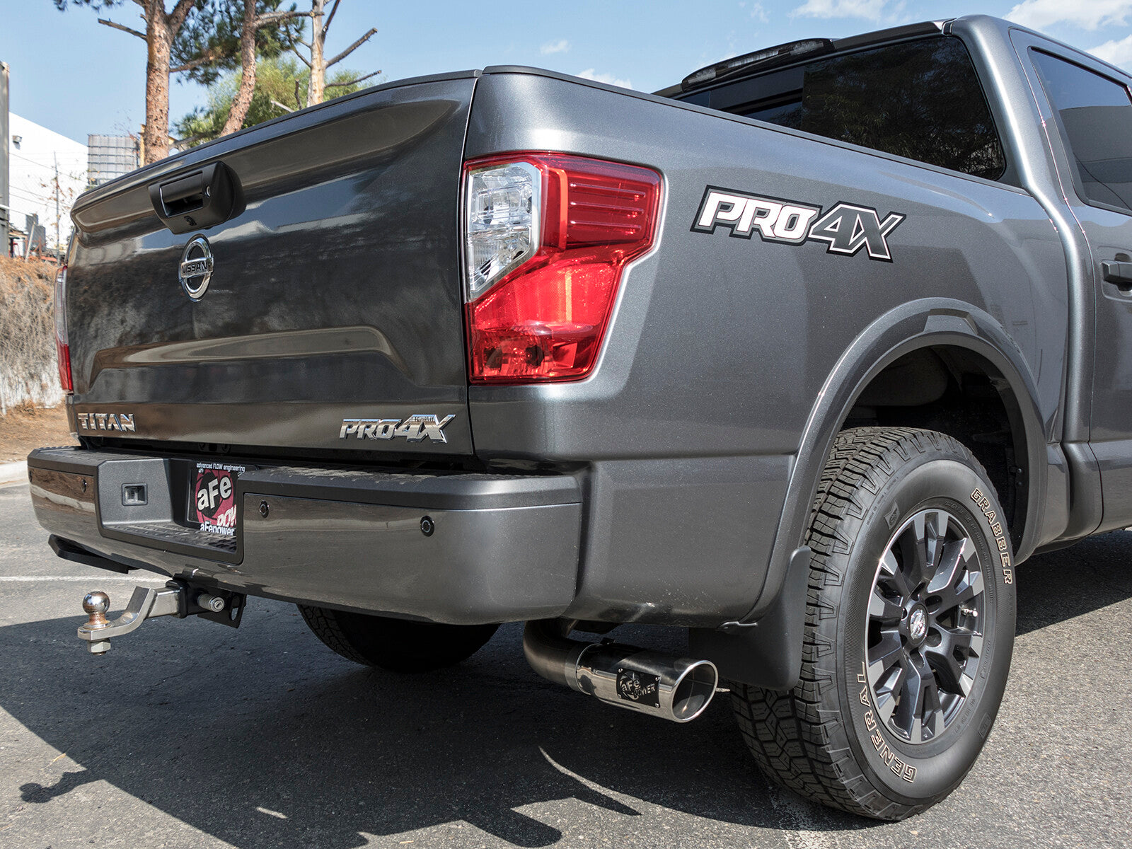 Mach Force-Xp 2-1/2 Cat-Back Exhaust System w/ Tip Nissan Titan 17-24 V8-5.6L aFe Power