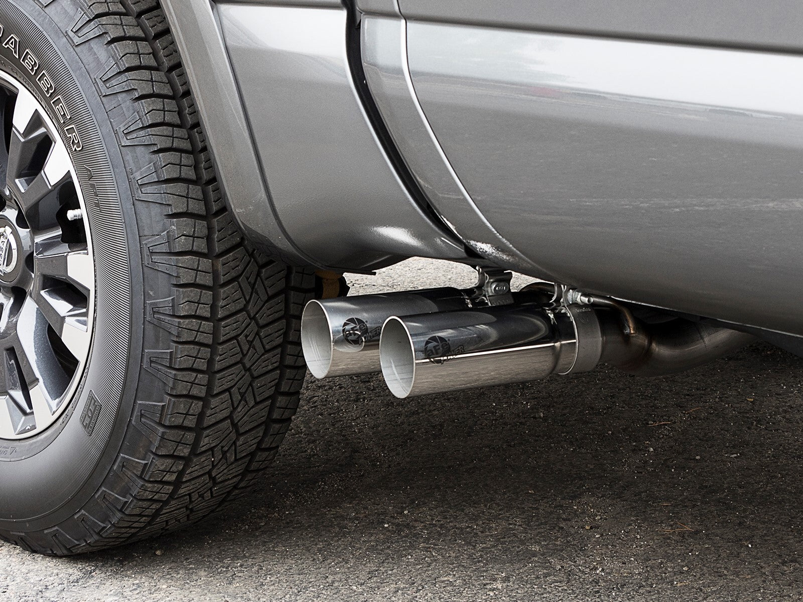 Rebel Series 2-1/2 Cat-Back Exhaust System w/ Tip Nissan Titan 17-24 V8-5.6L aFe Power