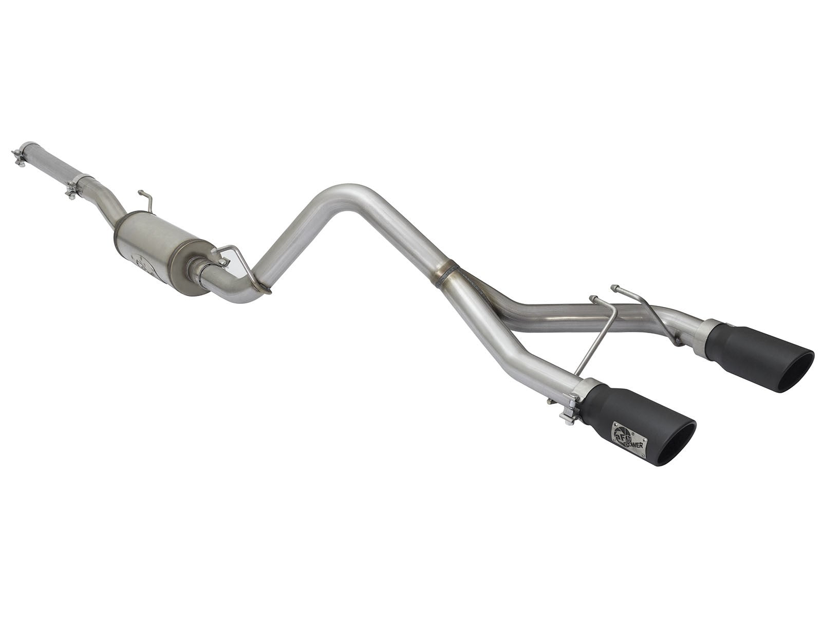 Rebel Series 2-1/2 Inch 409 Stainless Steel Cat-Back Exhaust System w/Black Tip Jeep Wrangler (JK) 07-18 V6-3.6L/3.8L 2/4 Door aFe Power