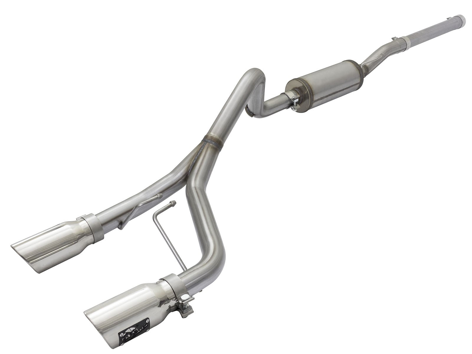 Rebel Series 2-1/2 Inch 409 Stainless Steel Cat-Back Exhaust System w/Polished Tip Jeep Wrangler (JK) 2/4 Door 07-18 V6-3.6L/3.8L aFe Power