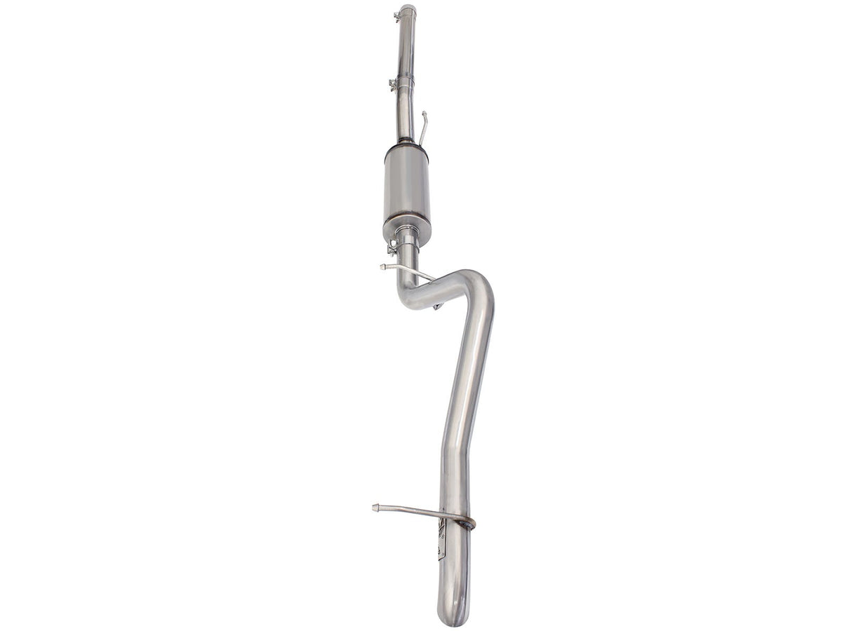 Mach Force-Xp 2-1/2 Inch 409 Stainless Steel Cat-Back Hi-Tuck Exhaust System Jeep Wrangler (JK) 07-18 V6-3.6L/3.8L aFe Power