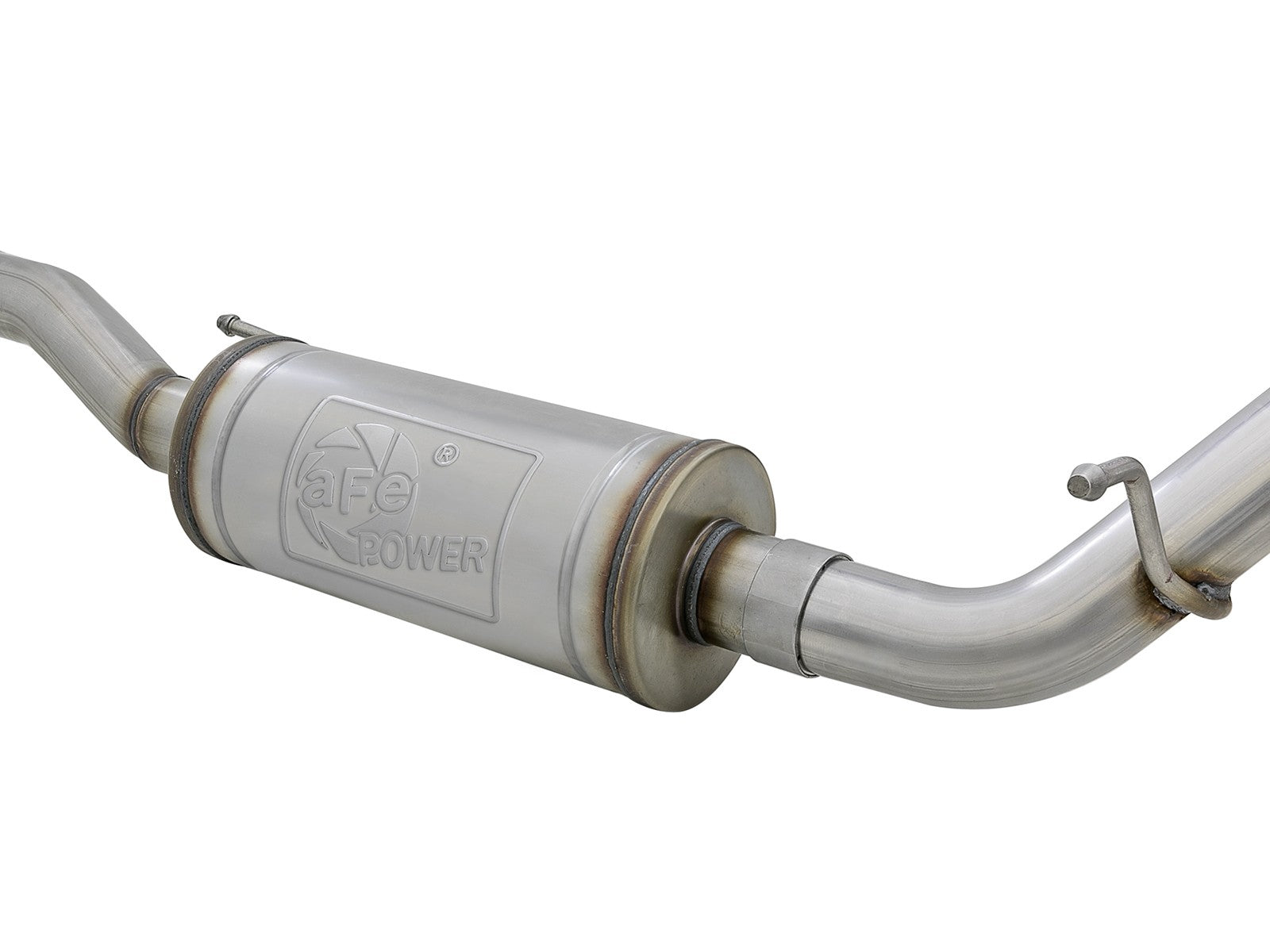 Rebel Series 2-1/2 Inch 409 Stainless Steel Cat-Back Exhaust w/ Polished Tips Jeep Wrangler (JK) 07-18 V6-3.6L/3.8L aFe Power