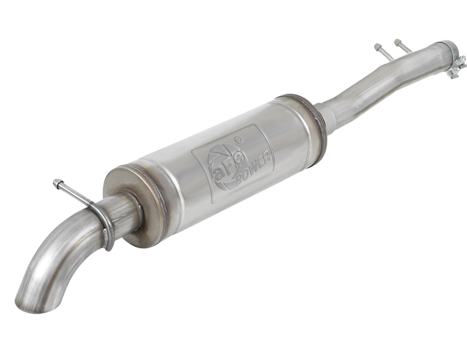 Rock Basher 2-1/2 Inch to 3 Inch 409 Stainless Steel Cat-Back Exhaust System Jeep Wrangler (JK) 07-18 V6-3.6L/3.8L aFe Power