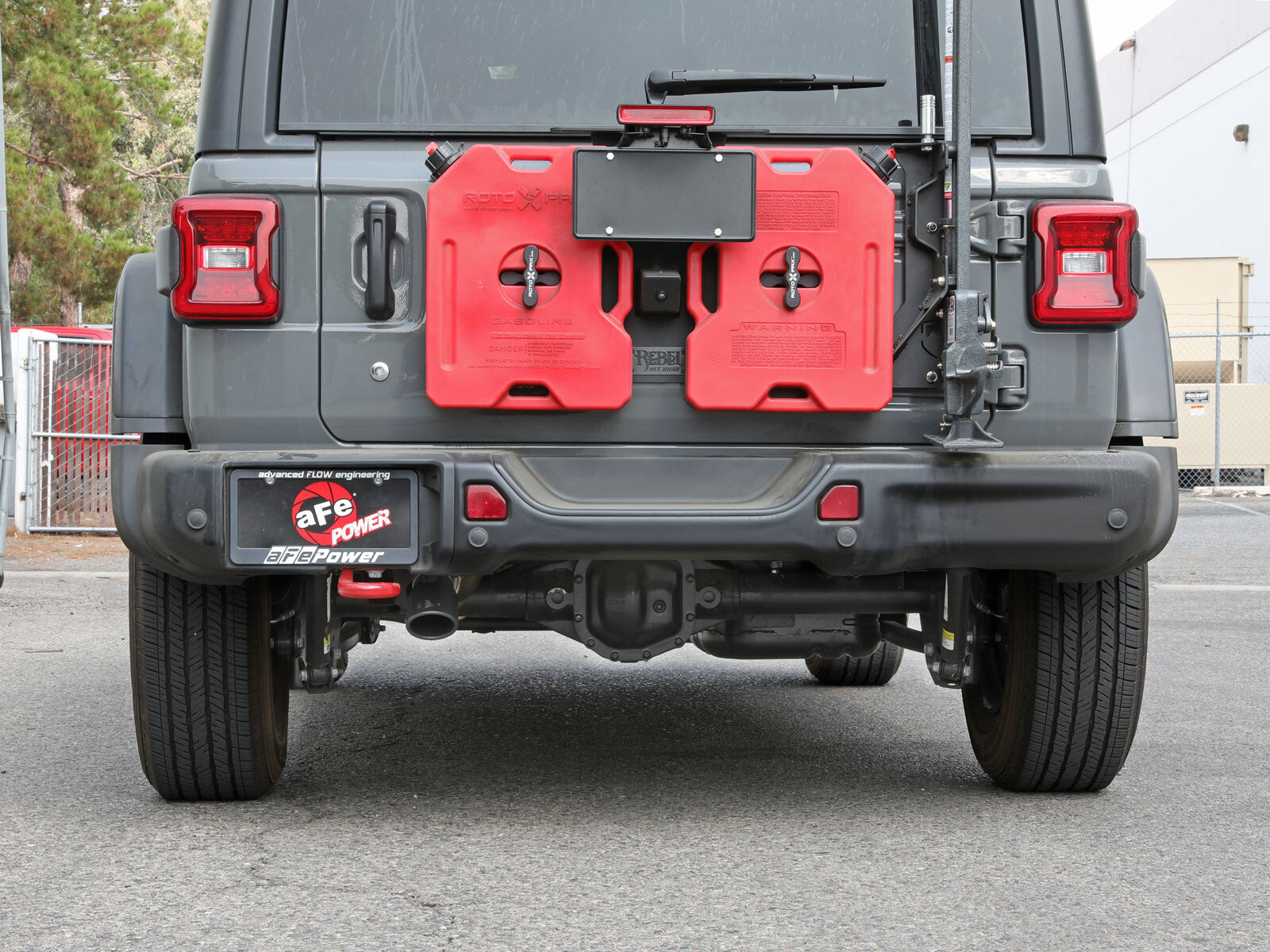 Mach Force-Xp 409 SS Axle-Back Hi-Tuck Exhaust System w/ Tip Jeep Wrangler (Jl) 18-26 L4-2.0L (t)/V6-3.6L aFe Power