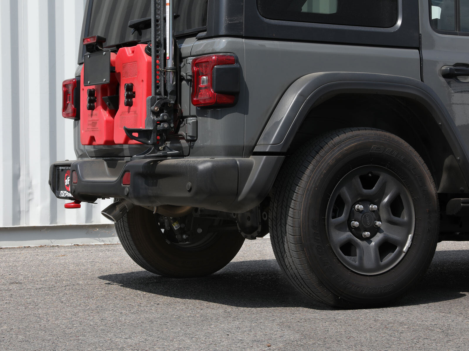 Mach Force-Xp 409 SS Axle-Back Hi-Tuck Exhaust System w/ Tip Jeep Wrangler (Jl) 18-26 L4-2.0L (t)/V6-3.6L aFe Power