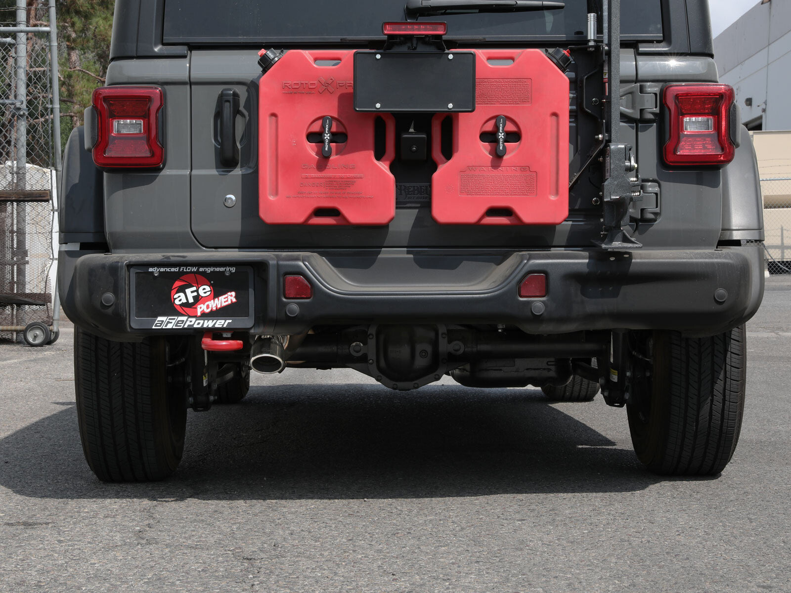 Mach Force-Xp 409 SS Axle-Back Hi-Tuck Exhaust System w/ Tip Jeep Wrangler (Jl) 18-26 L4-2.0L (t)/V6-3.6L aFe Power