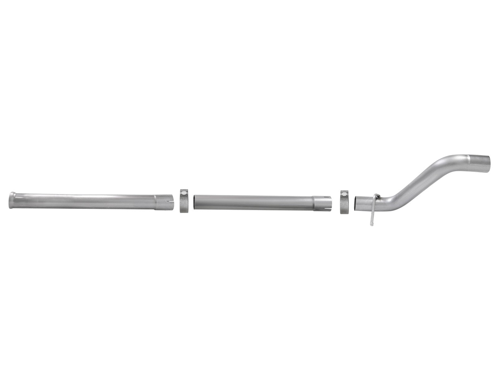 Mach Force-Xp 2-1/2 Inch 409 Stainless Steel Front Resonator Delete Pipe Jeep Wrangler (Jl) 18-26 V6-3.6L aFe Power