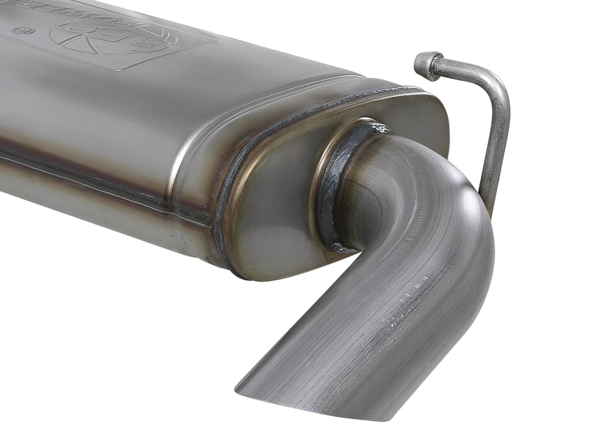 Mach Force-Xp 3 Inch 409 Stainless Steel Cat-Back Hi-Tuck Exhaust System Jeep Wrangler (Jl) 18-26 L4-2.0L (t) aFe Power