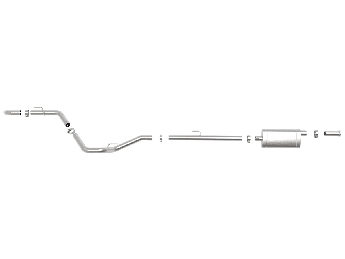 Apollo GT Series 2-1/2 Inch 409 Stainless Steel Cat-Back Hi-Tuck Exhaust System Jeep Gladiator (Jt) 20-26 V6-3.6L aFe Power