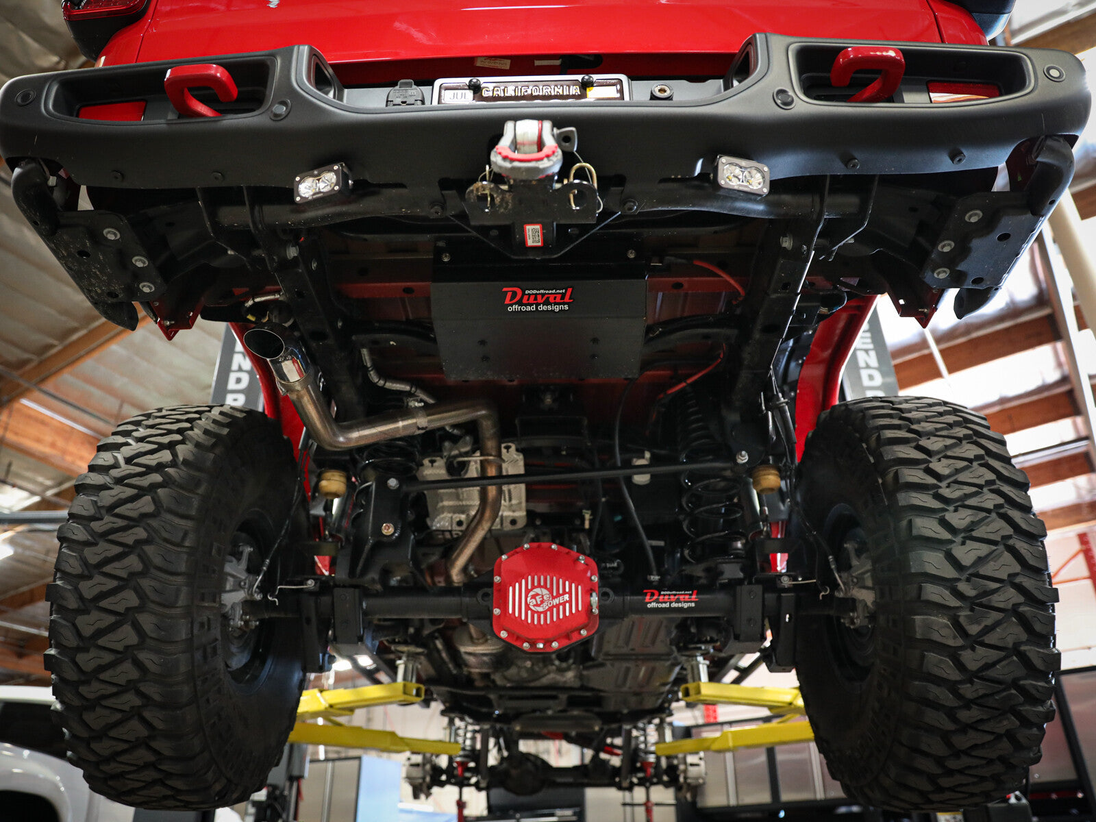 Apollo GT Series 2-1/2 Inch 409 Stainless Steel Cat-Back Hi-Tuck Exhaust System Jeep Gladiator (Jt) 20-26 V6-3.6L aFe Power