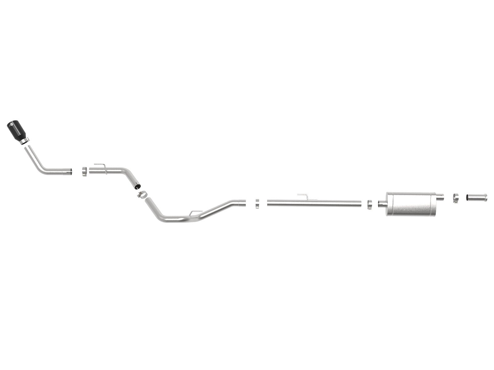 Apollo GT Series 2-1/2 Inch Stainless Steel Cat-Back Exhaust System w/ Tip Jeep Gladiator (Jt) 20-26 V6-3.6L aFe Power