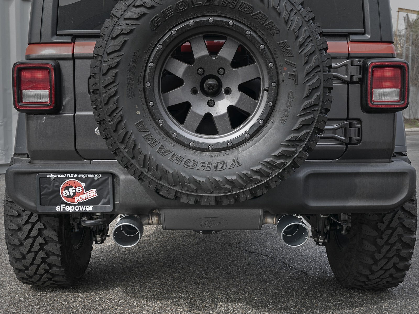 Rebel Series 3 Inch to 2-1/2 Inch 409 Stainless Steel Cat-Back Exhaust w/ Tip Jeep Wrangler (Jl) 18-26 L4-2.0L (t) aFe Power