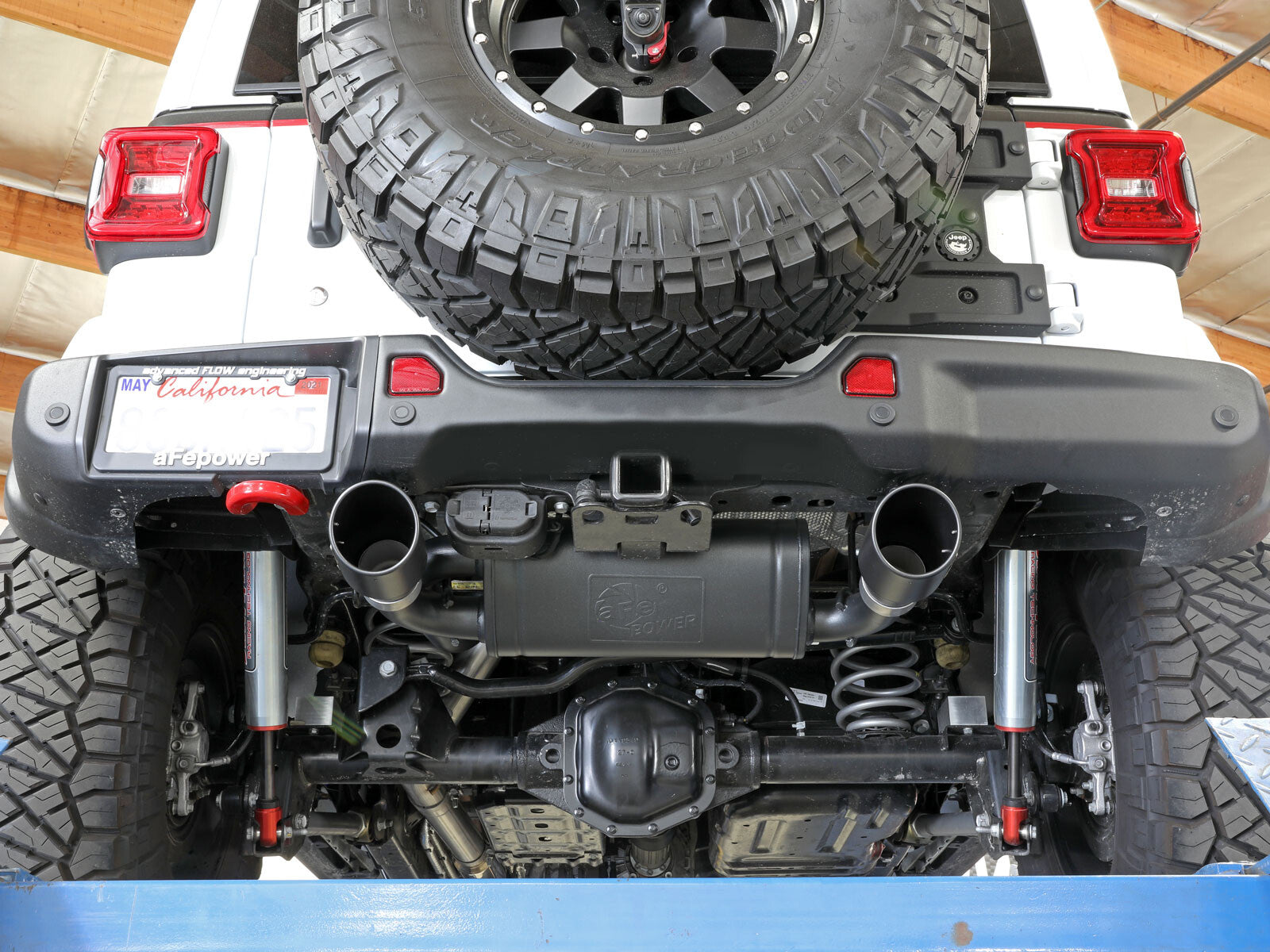 Rebel Series 3 Inch to 2-1/2 Inch 409 Stainless Steel Cat-Back Exhaust w/ Tip Jeep Wrangler (Jl) 18-26 L4-2.0L (t) aFe Power