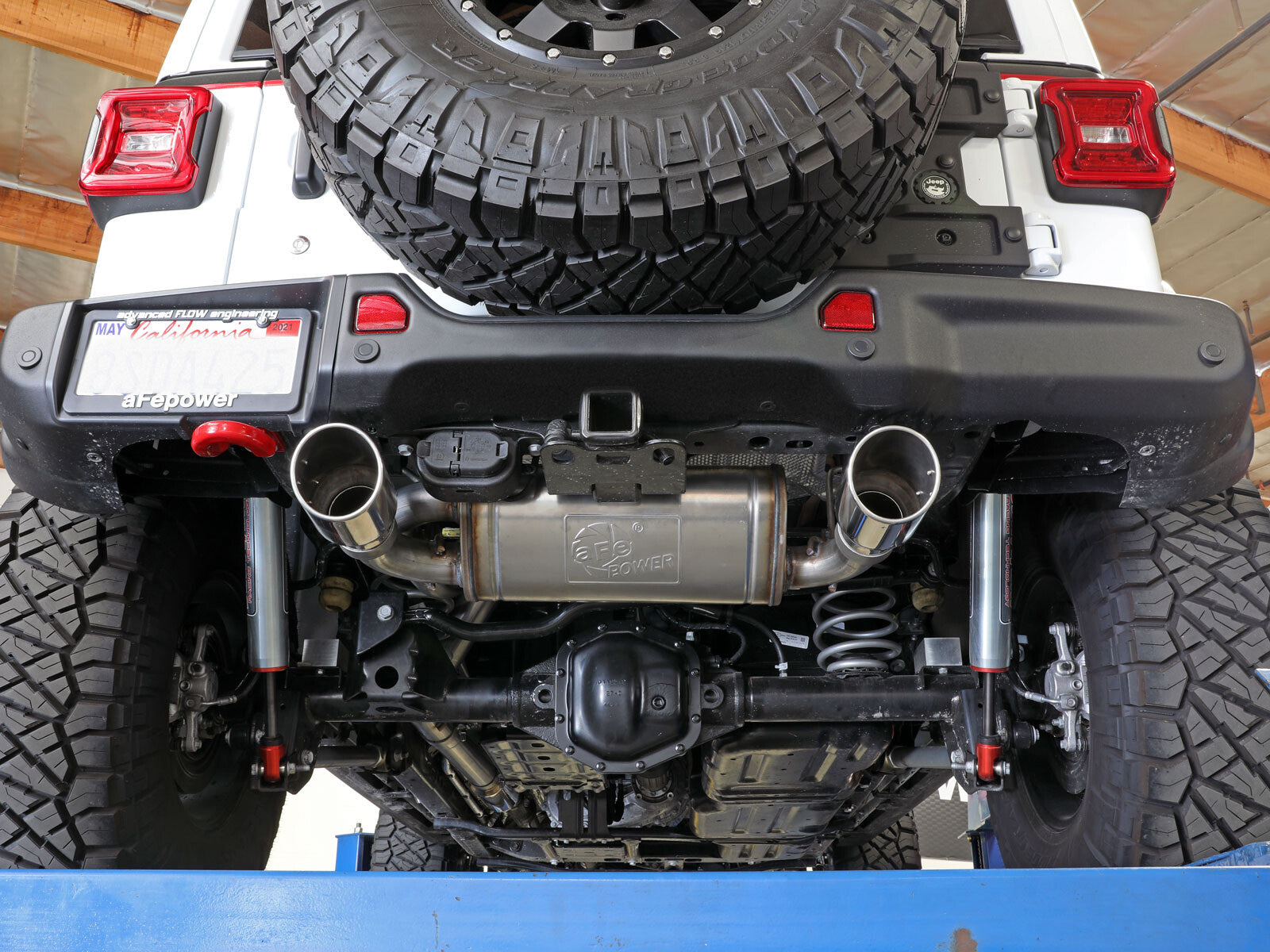 Rebel Series 3 Inch to 2-1/2 Inch 409 Stainless Steel Cat-Back Exhaust w/ Tip Jeep Wrangler (Jl) 18-26 L4-2.0L (t) aFe Power