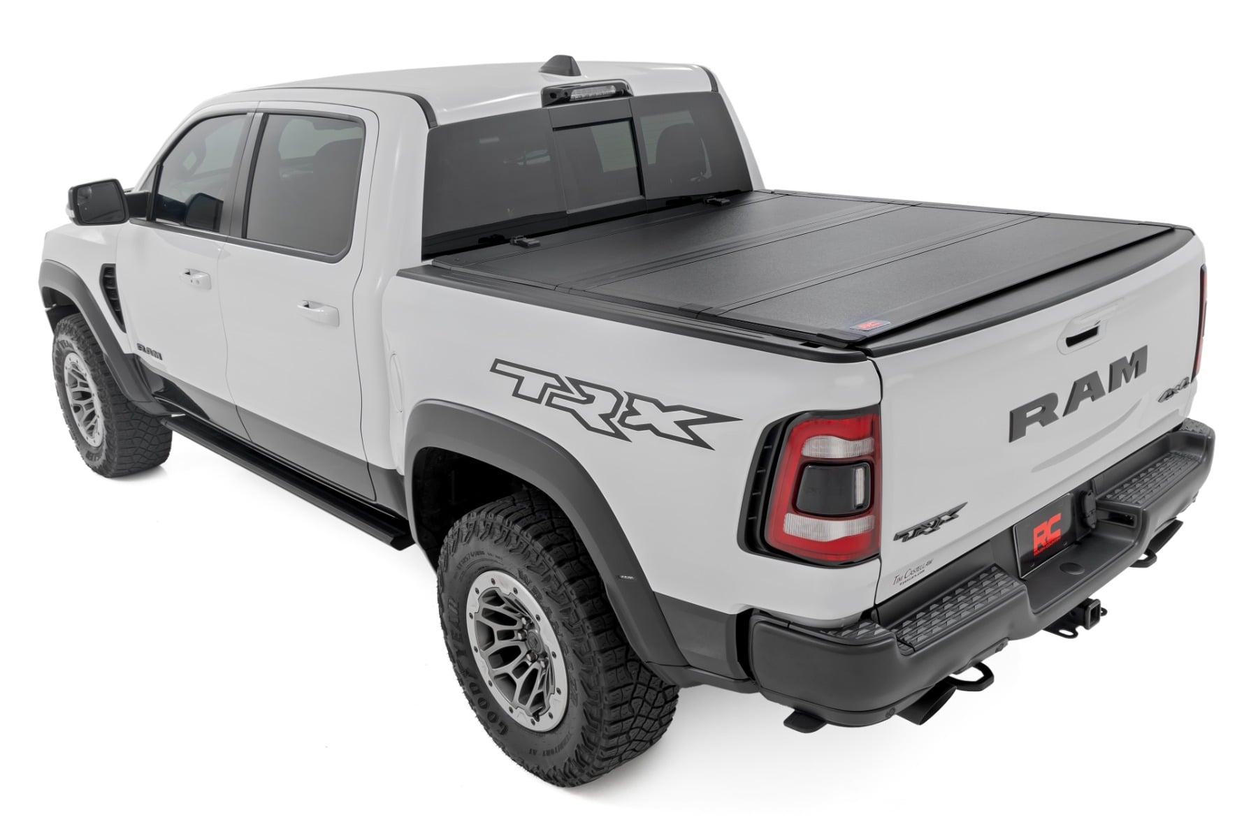 Hard Tri-Fold Flip Up Bed Cover 6 Foot 4 Inch Ram 1500 (19-26)/1500 TRX (21-24) Rough Country