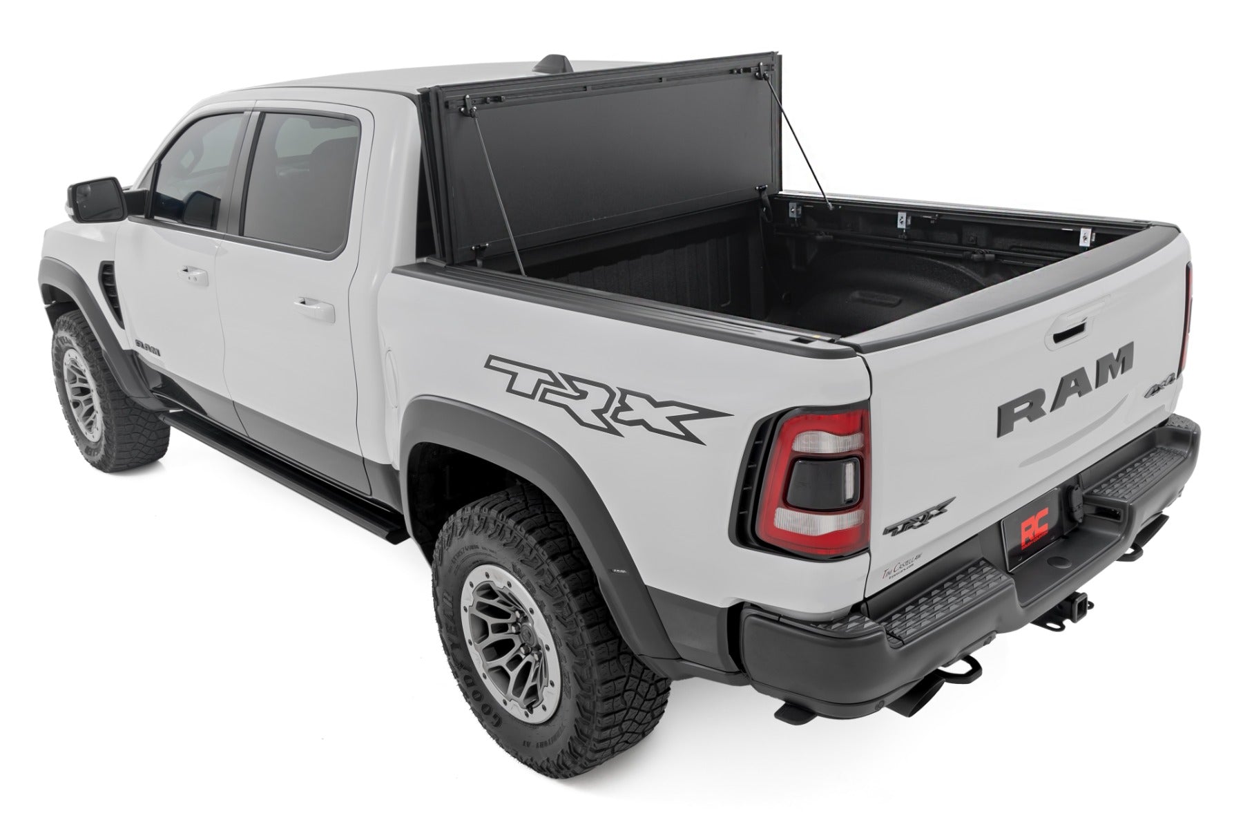 Hard Tri-Fold Flip Up Bed Cover 6 Foot 4 Inch Ram 1500 (19-26)/1500 TRX (21-24) Rough Country