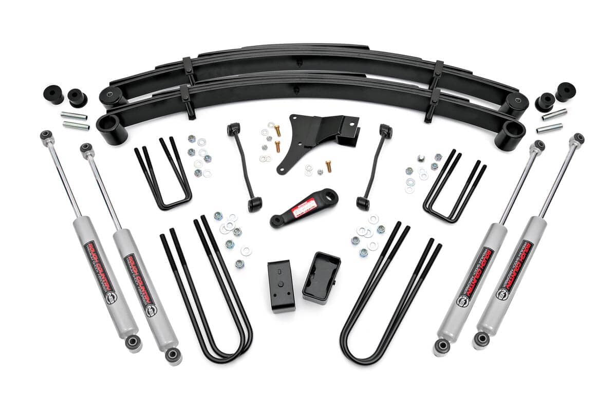 6 Inch Lift Kit Rear Blocks Ford F-250/F-350 Super Duty 4WD (1999) Rough Country