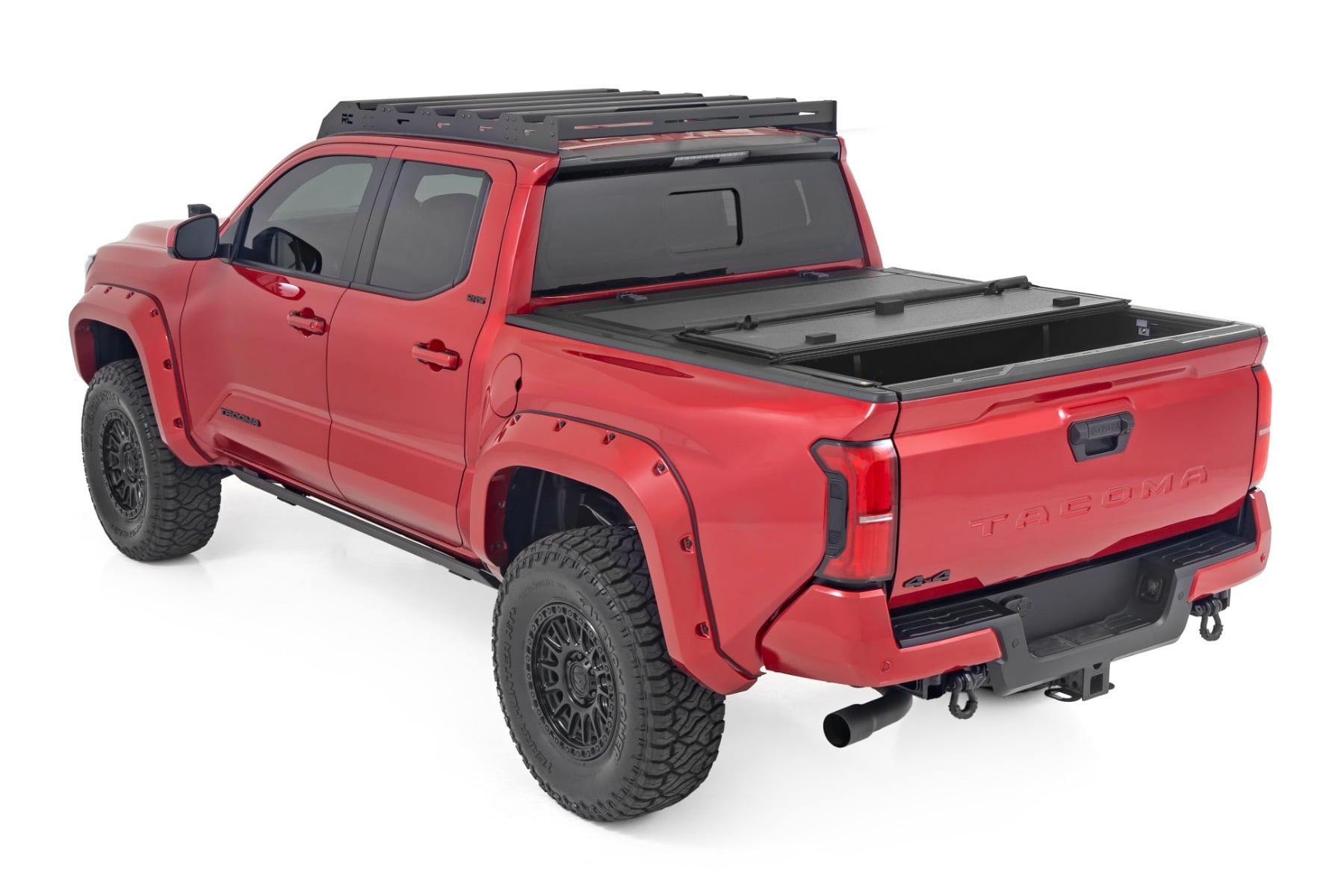Hard Tri-Fold Flip Up Bed Cover 5 Foot Bed Toyota Tacoma 2WD/4WD (2024-2026) Rough Country