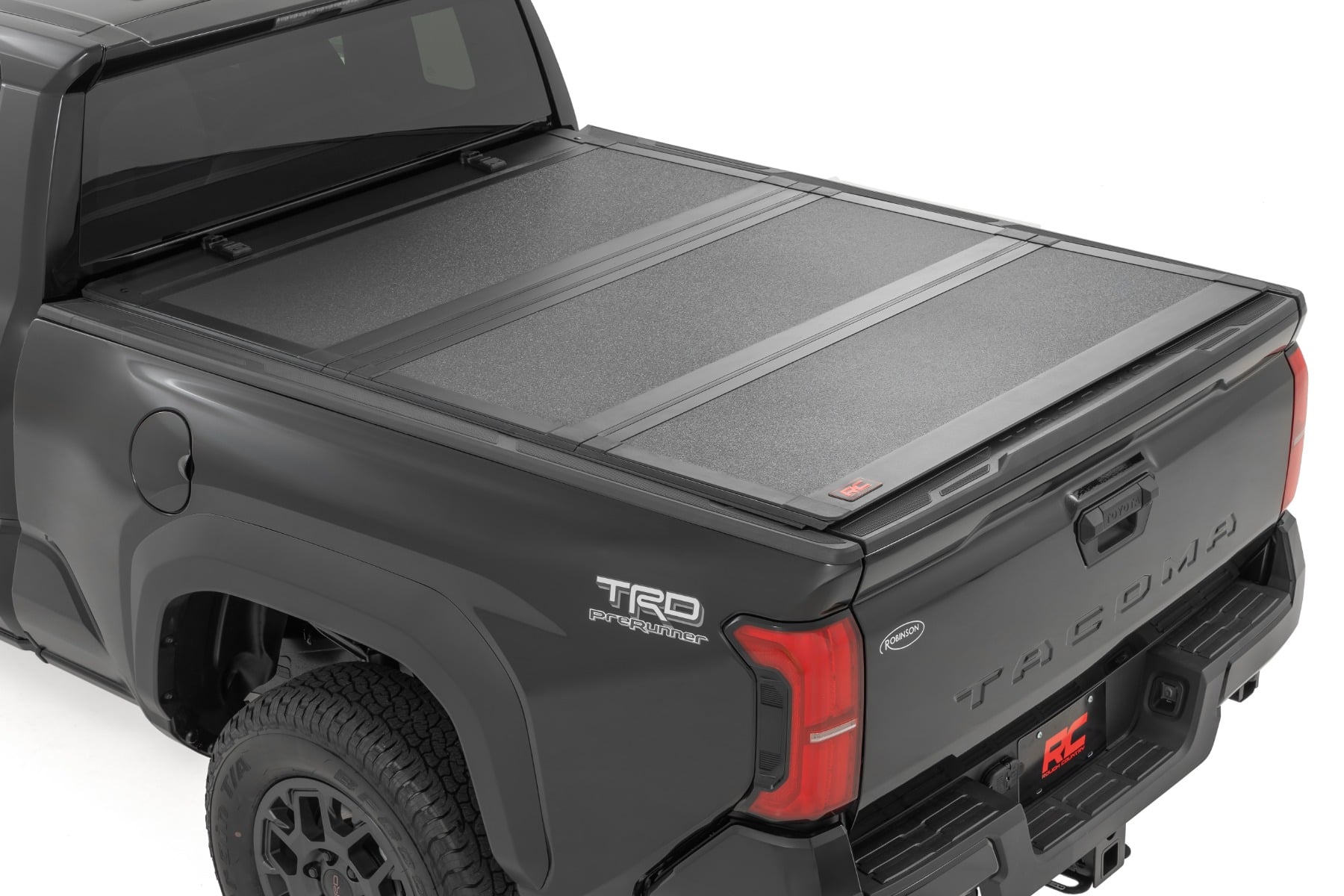 Hard Tri-Fold Flip Up Bed Cover 6 Foot Bed Toyota Tacoma 2WD/4WD (2024-2026) Rough Country