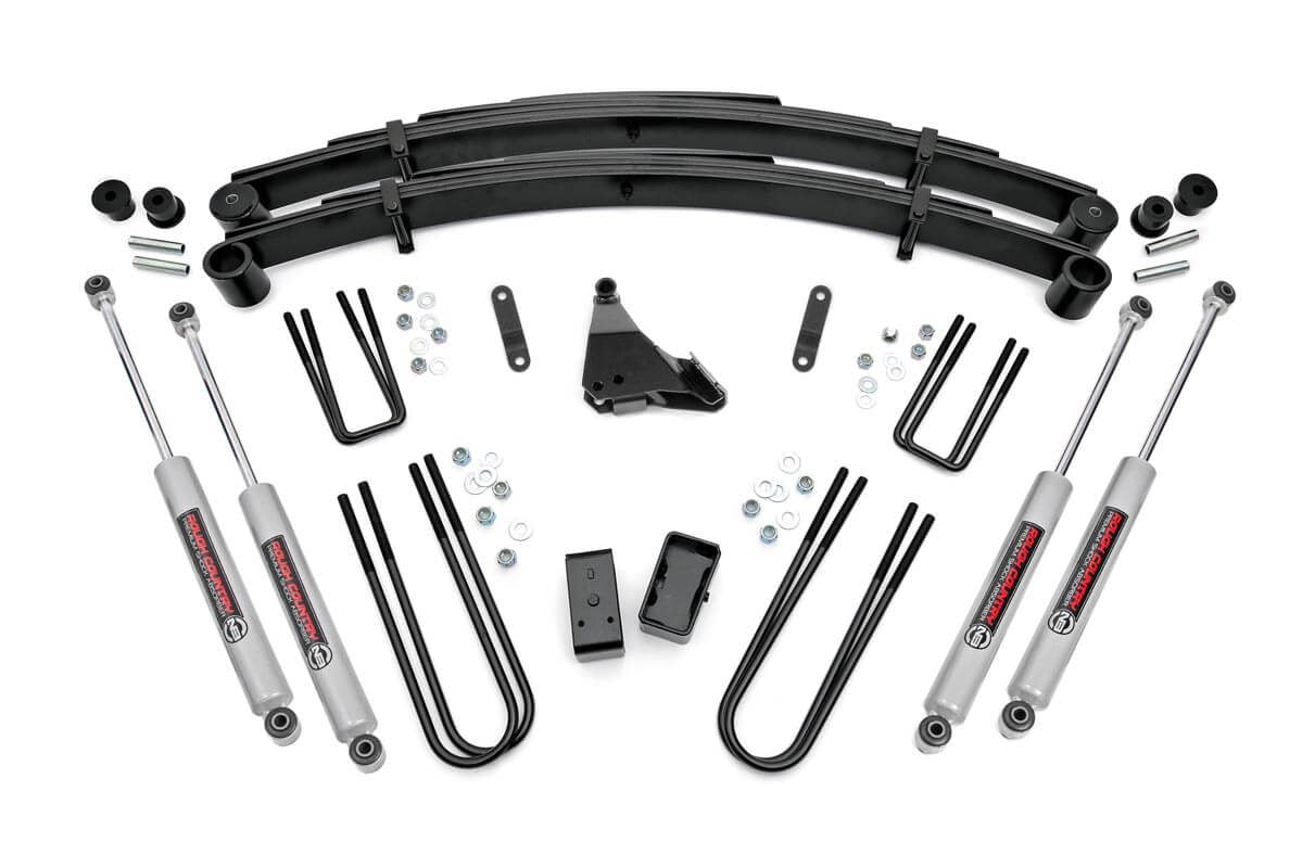 4 Inch Lift Kit Rear Blocks Ford F-250/F-350 Super Duty 4WD (1999-2004) Rough Country