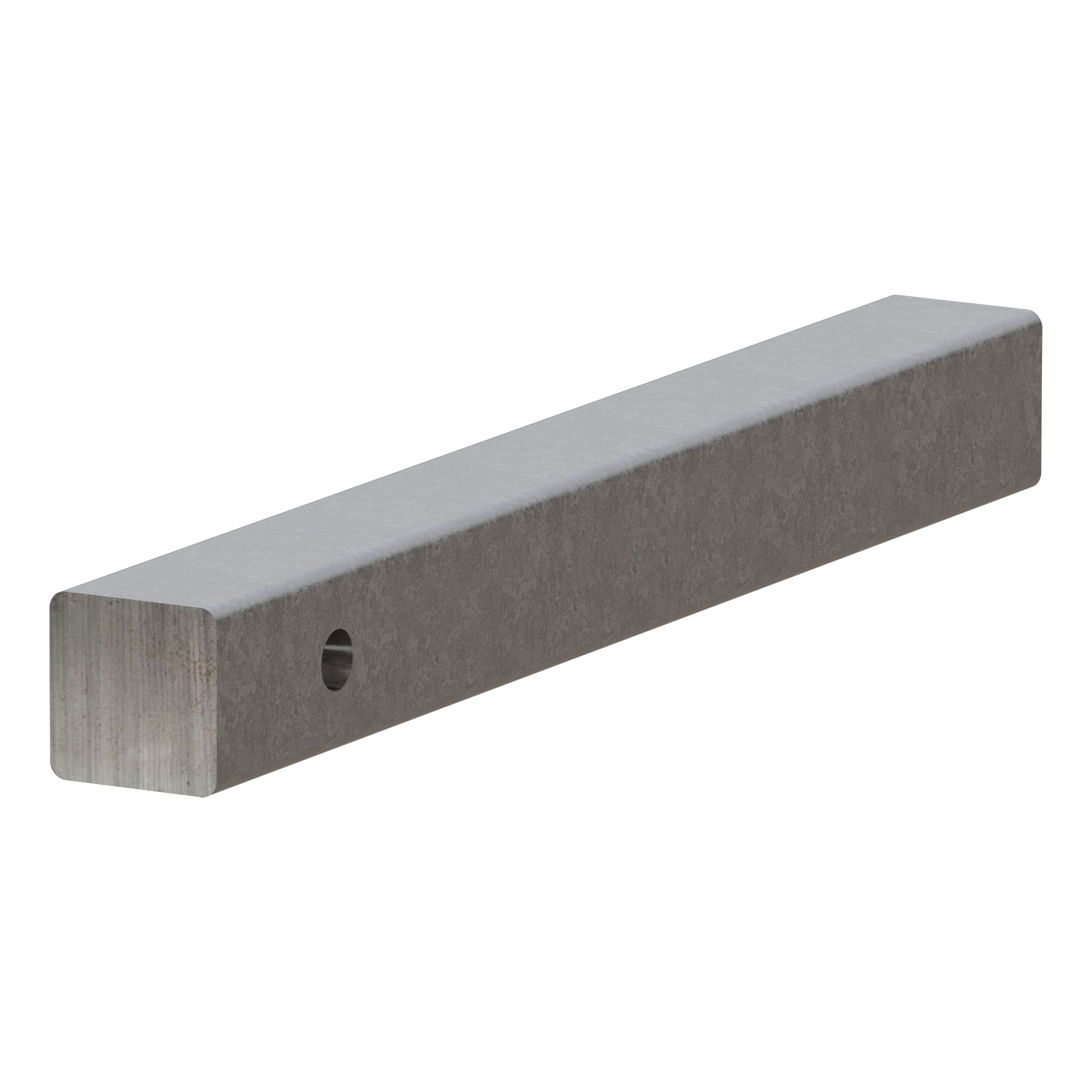 CURT 2-Inch x 18-Inch Weld-On Raw Steel Trailer Hitch Bar Shank Model 49533