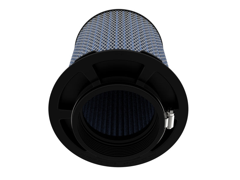 Inverted air filter designed for afe Momentum Intake, measuring 4 inches front, 6.5 inches back and top, 8 inches height.