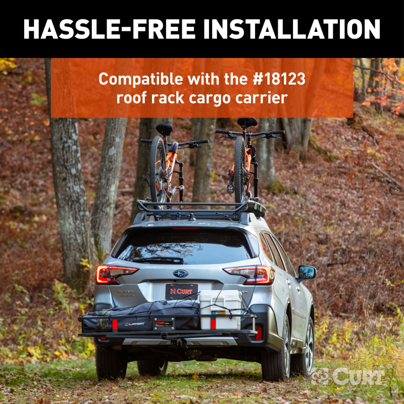 CURT Quick-release Bike Mount Accessory for Model 18123 Roof Rack Model 18125