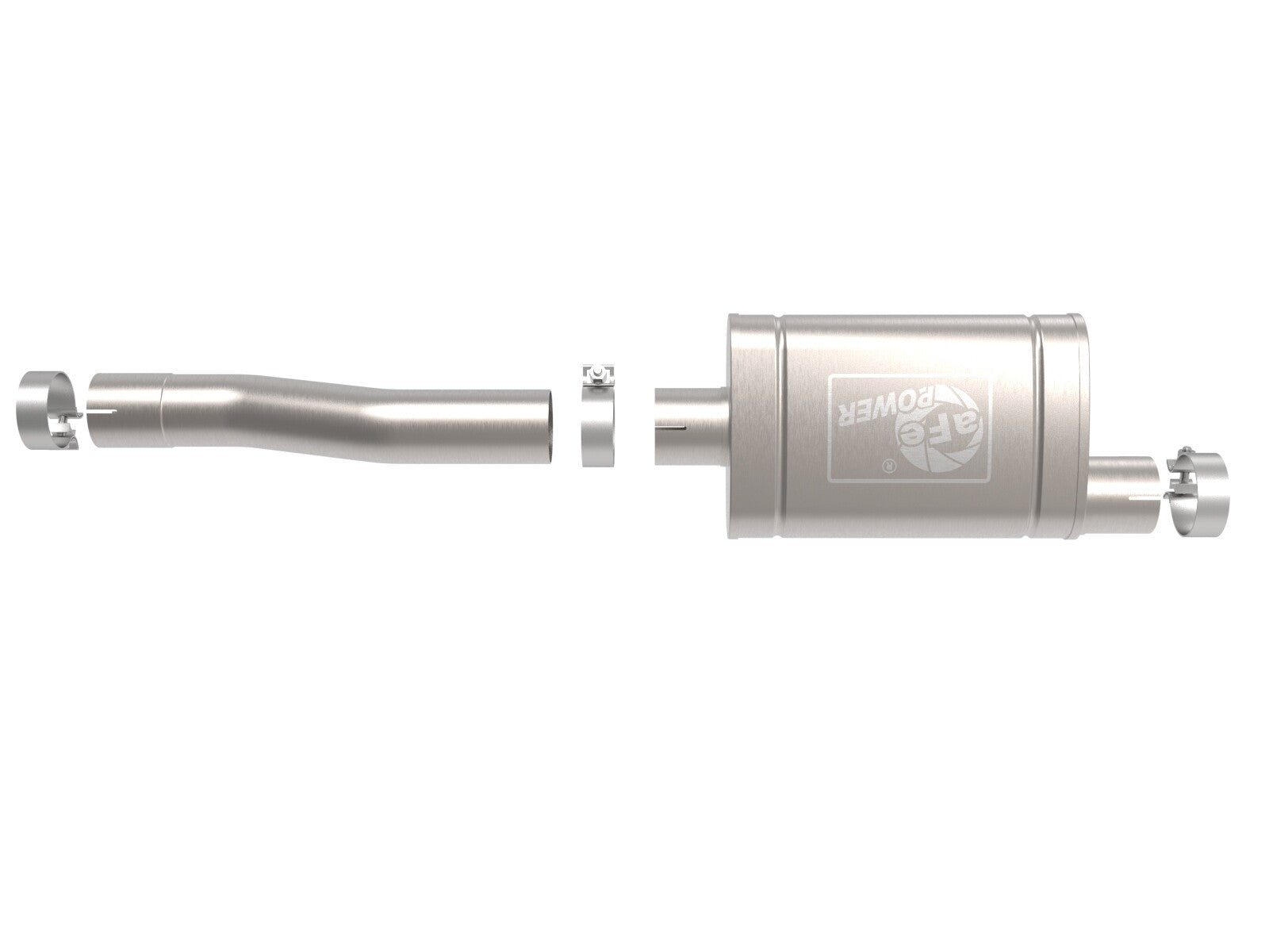 Apollo GT Series 409 Stainless Steel Muffler Upgrade Pipe GM Silverado/Sierra 1500 20-26 V8-6.2L aFe Power