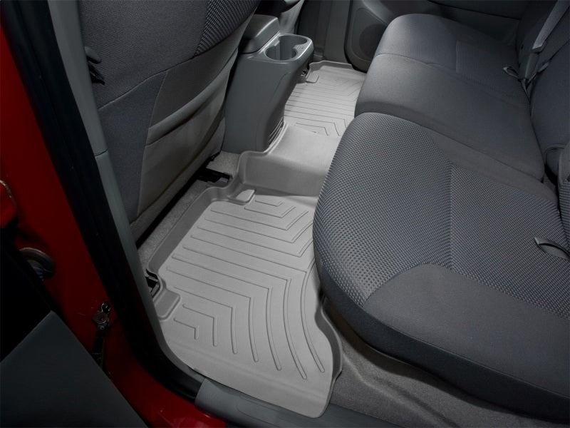 WeatherTech 05-13 Toyota Tacoma Double Cab Rear FloorLiner - Grey