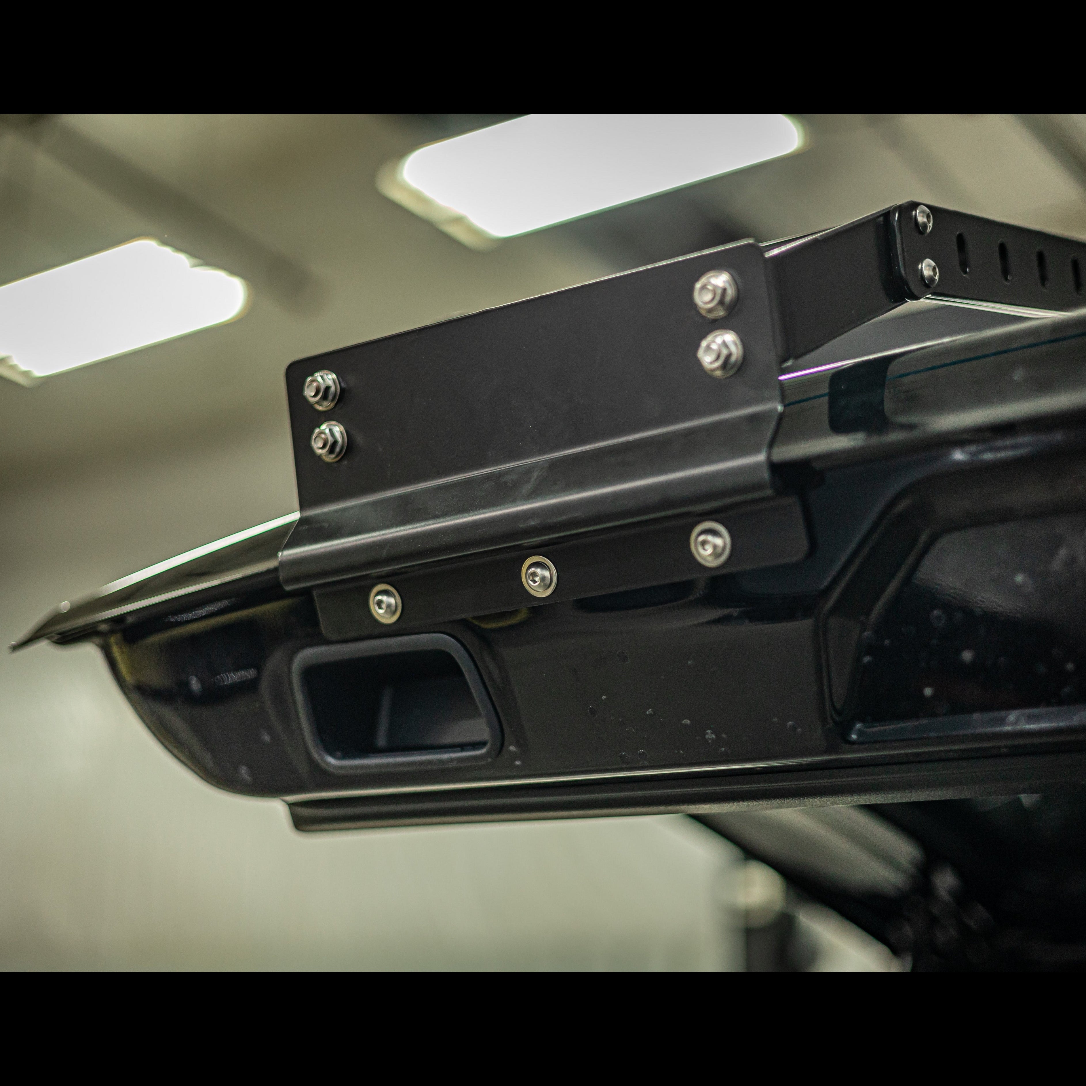 4Runner Summit Hatch Ladder for 5th Gen models, 2010-2024, showcasing durable mounting hardware and sleek design.
