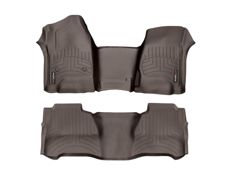 WeatherTech 2014+ Jeep Wrangler Front and Rear FloorLiner - Cocoa