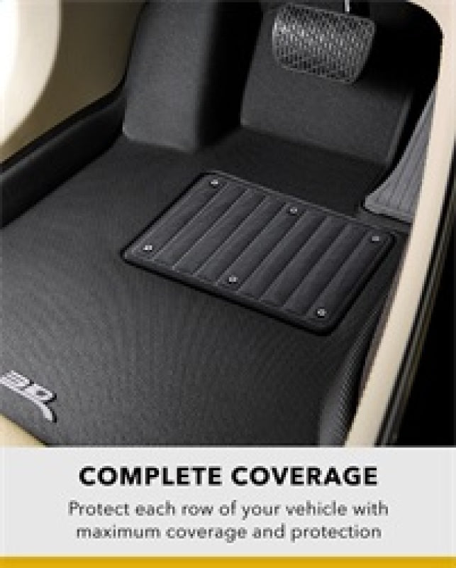 3D MAXpider Friction Ex-Plus heel pad installed on a vehicle floor, providing complete coverage and protection.
