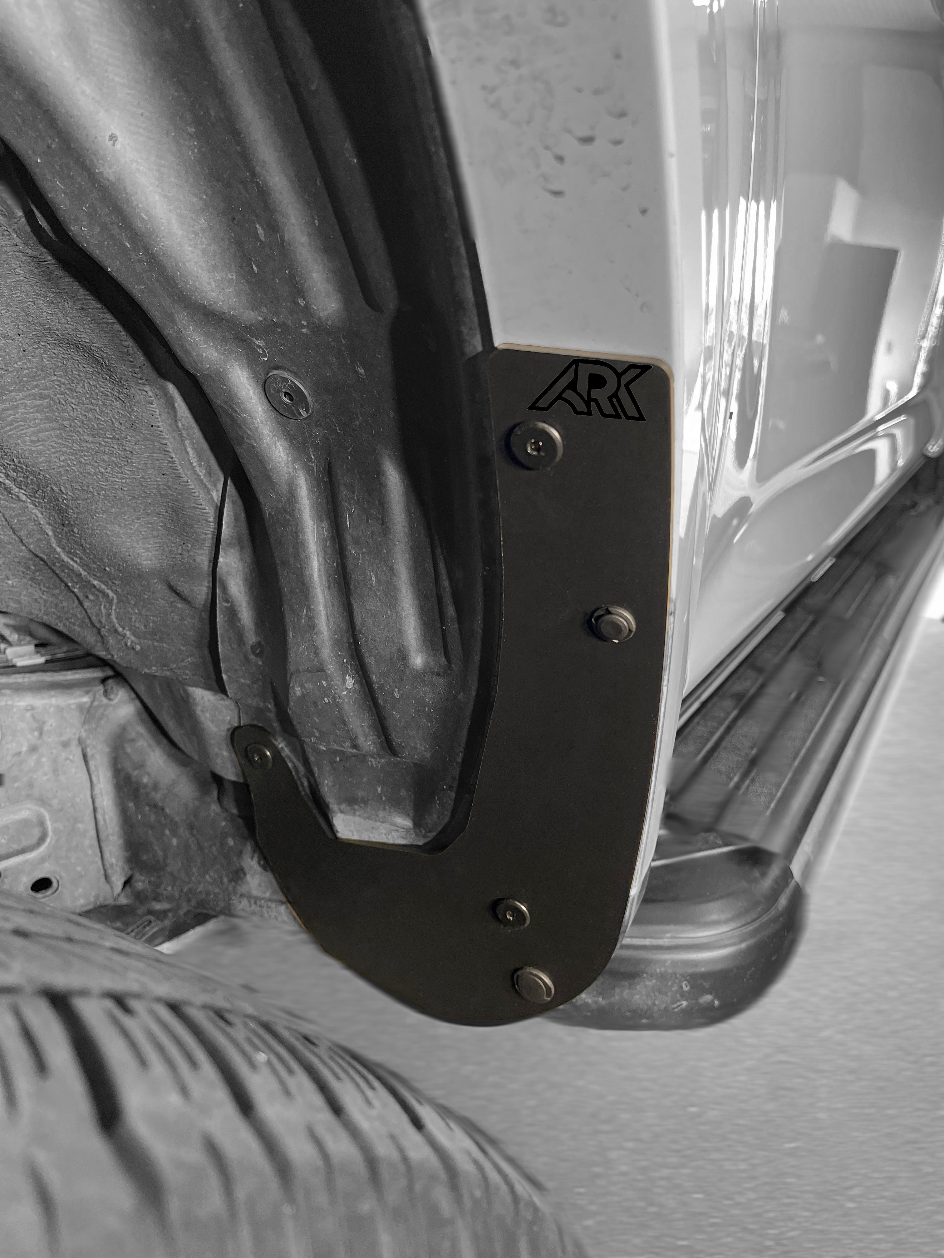 Mud flap deletes for 2010-2024 Toyota 4Runner, showcasing a sleek design with durable materials for enhanced offroad performance.