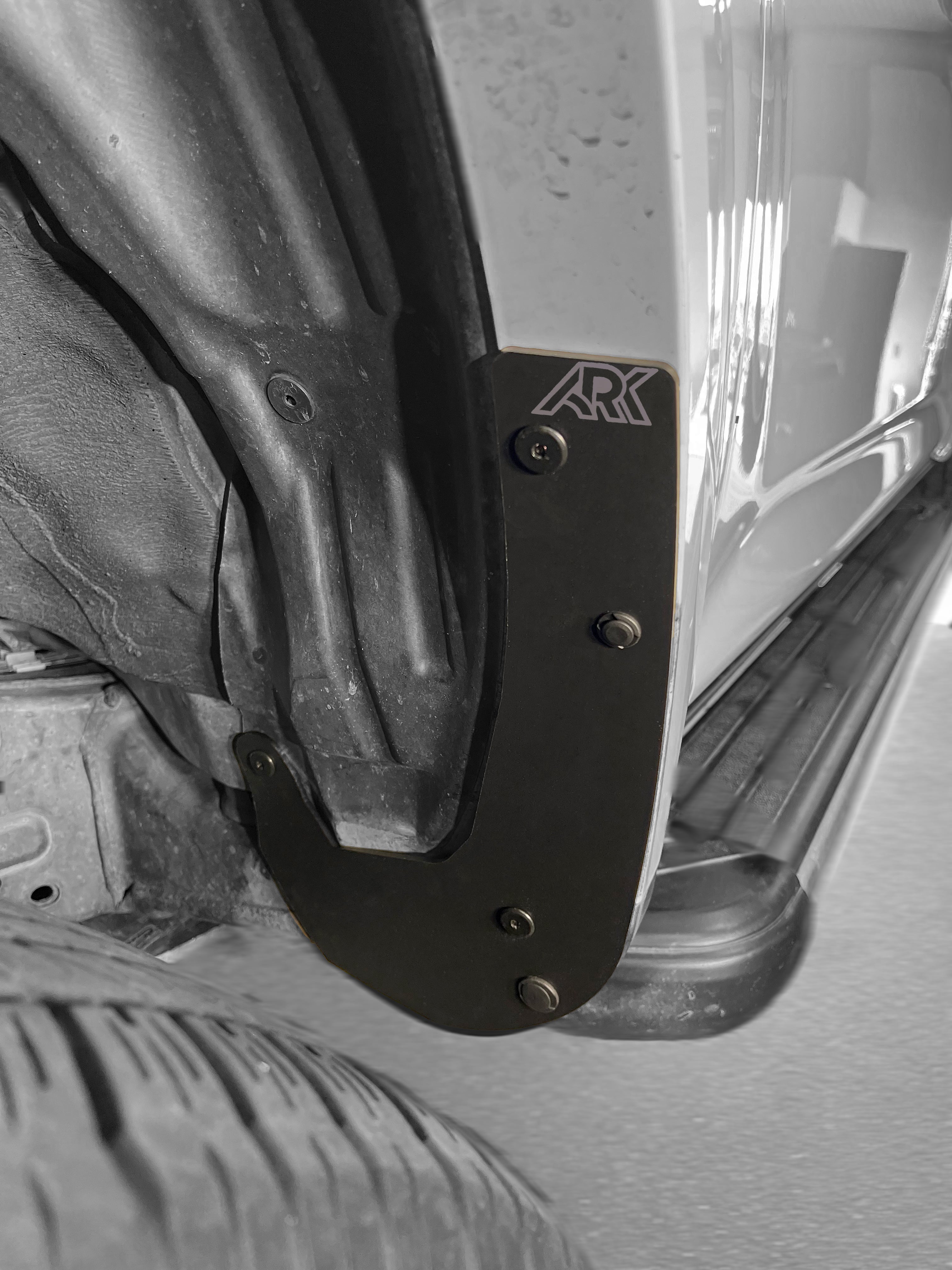 Standard mud flap deletes for 2010-2024 Toyota 4Runner, designed for enhanced off-road performance and style.