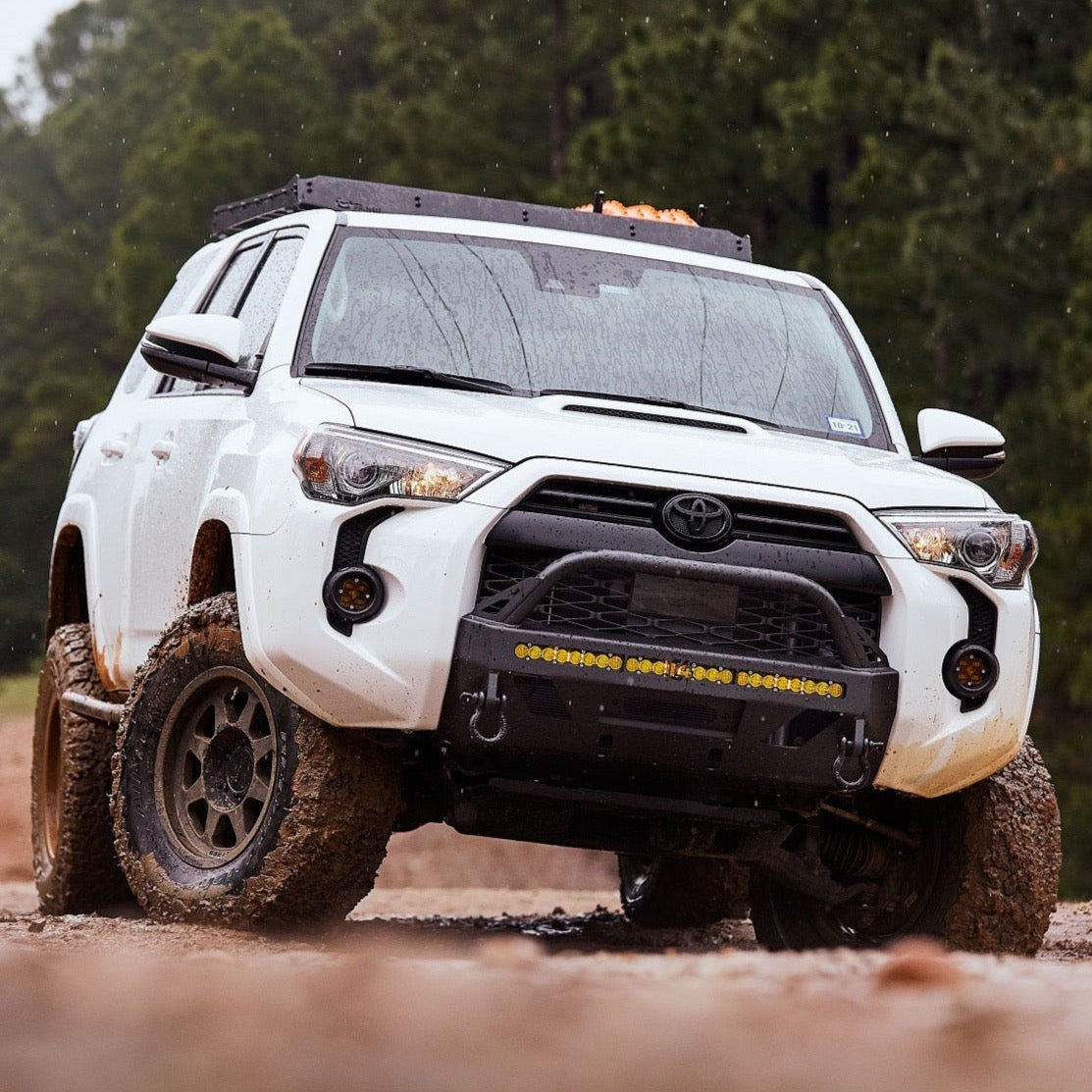 4Runner Lo-Pro winch bumper for 5th Gen models, enhancing off-road capability and rugged style from 2014 to 2024.