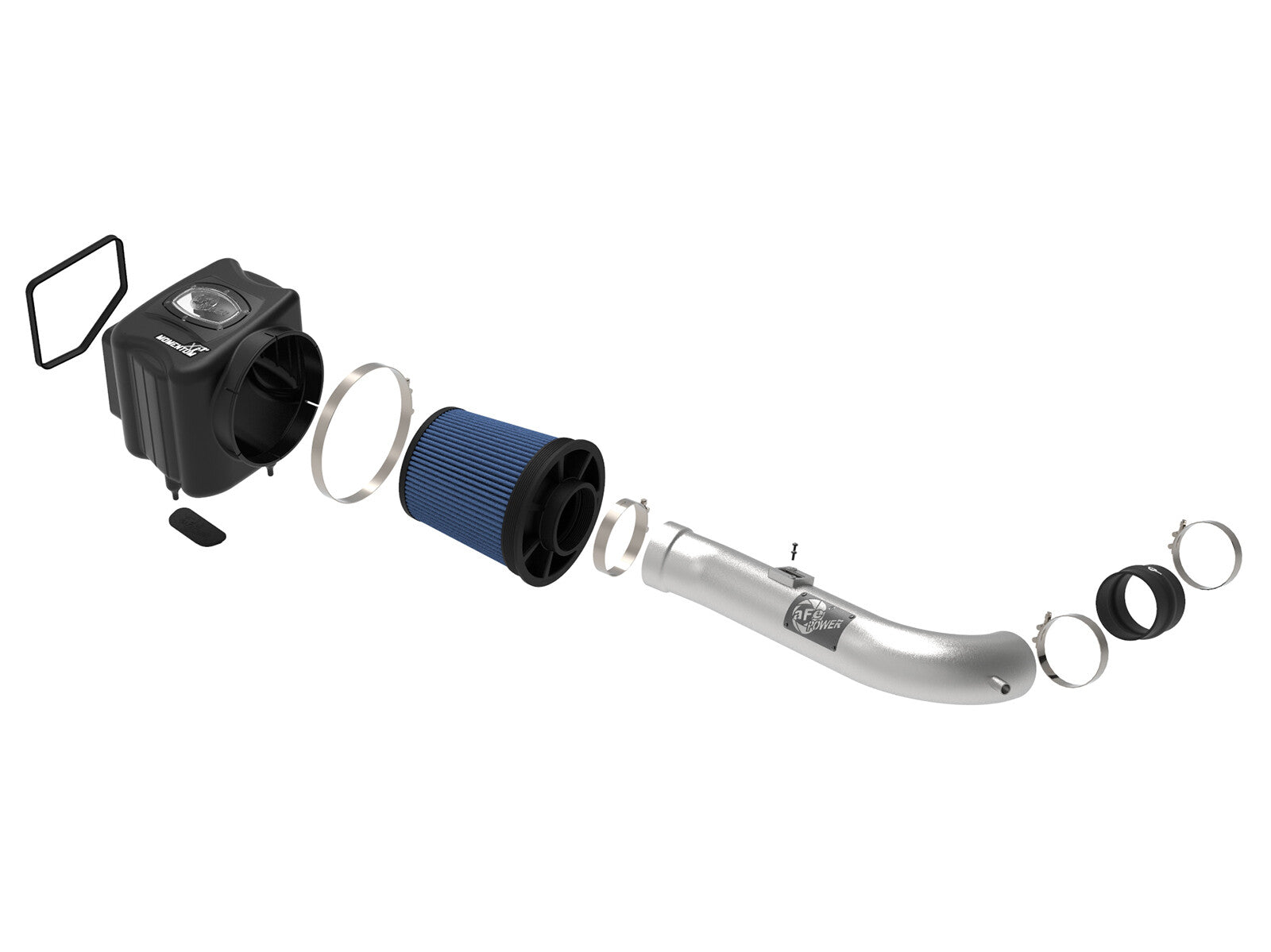 Momentum Xp Cold Air Intake System w/ Pro 5R Filter Brushed GM Silverado/Sierra 1500 14-19 / Tahoe/Suburban/Yukon/XL/Escalade 15-20 V8-5.3L/6.2L aFe Power