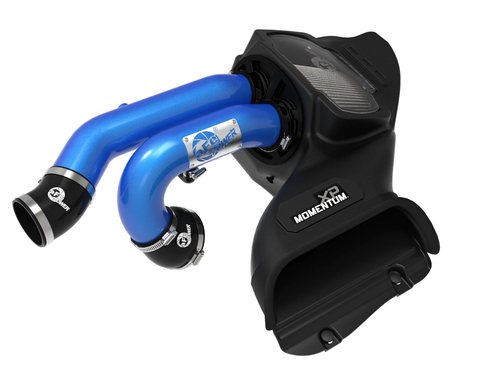 Momentum Xp Cold Air Intake System w/ Pro Dry S Filter Blue Ford F-150 Raptor 21-26 V6-3.5L (tt) aFe Power