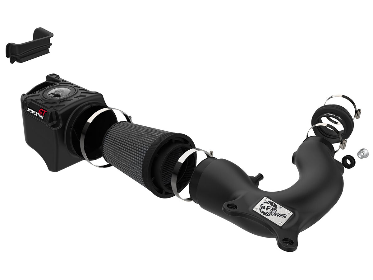 Momentum GT Cold Air Intake System w/ Pro Dry S Filter Jeep Wrangler (JK) 12-18 V6-3.6L 9 Percent Air Flow Gain aFe Power
