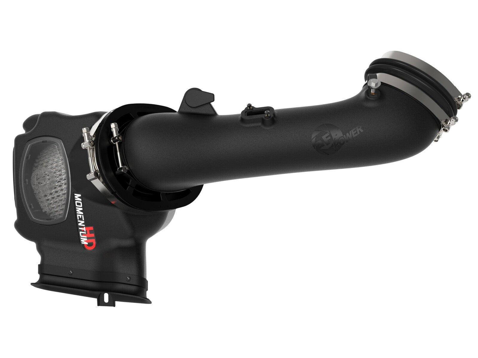 Momentum HD Cold Air Intake System w/ Pro Dry S Filter Ford Diesel Trucks 20-26 V8-6.7L (td) aFe Power