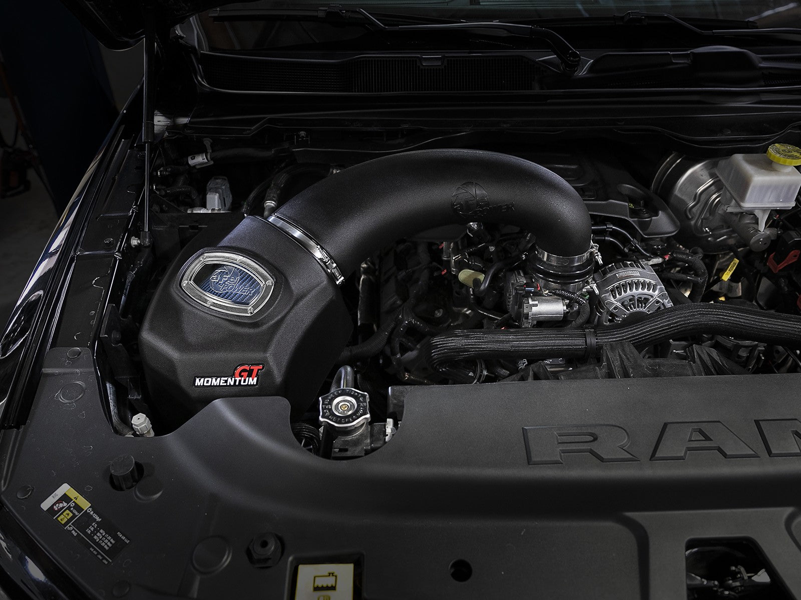 Momentum GT Cold Air Intake System w/ Pro 5R Filter Ram 1500 (Dt) 19-26 V8-5.7L Hemi aFe Power
