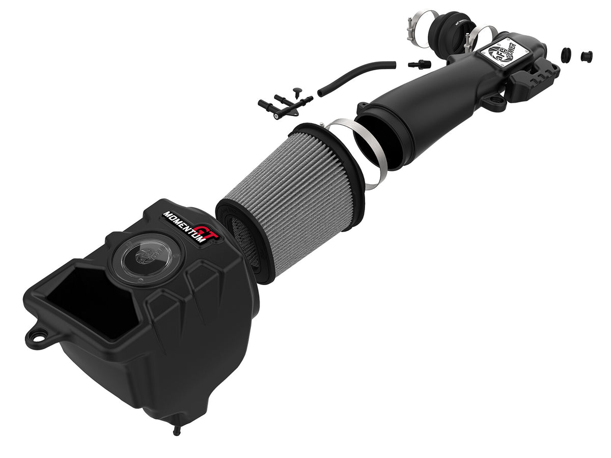 Momentum GT Cold Air Intake System w/ Pro Dry S Filter Jeep Wrangler (Jl) 18-23 L4-2.0L (t) aFe Power