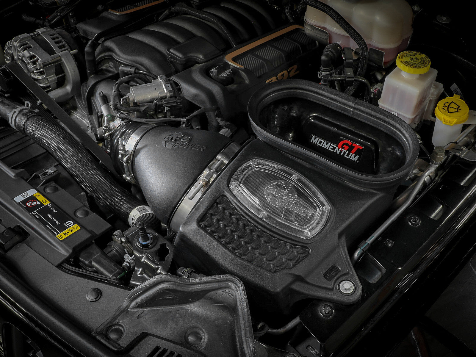 Momentum GT Cold Air Intake System w/ Pro Dry S Filter Jeep Wrangler 392 21-26 V8-6.4L aFe Power