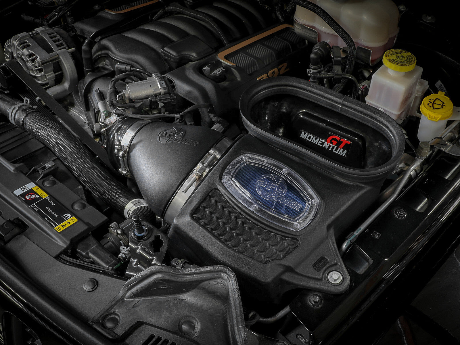 Momentum GT Cold Air Intake System w/ Pro 5R Filter Jeep Wrangler 392 21-26 V8-6.4L aFe Power