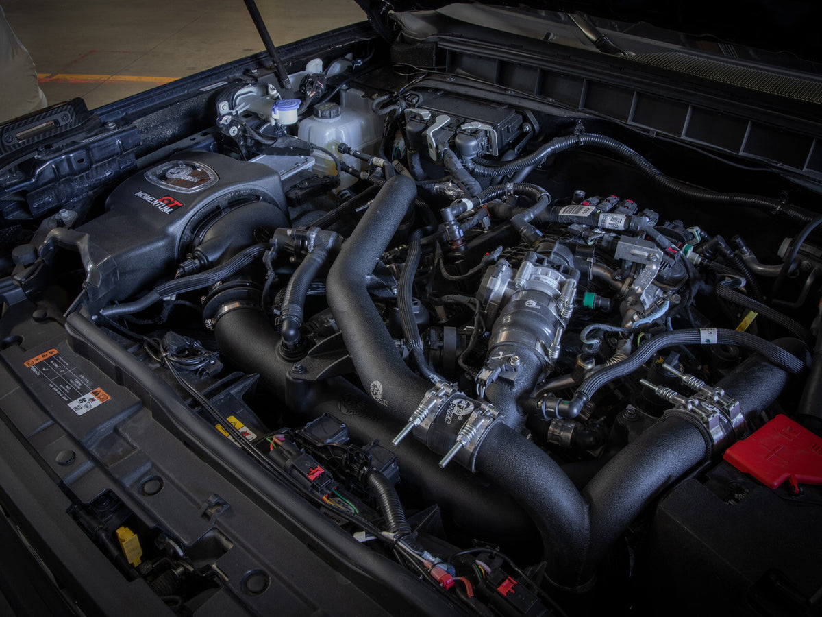Momentum GT Cold Air Intake System w/ Pro Dry S Filter Ford Bronco 21-26 V6-2.7L (tt) aFe Power