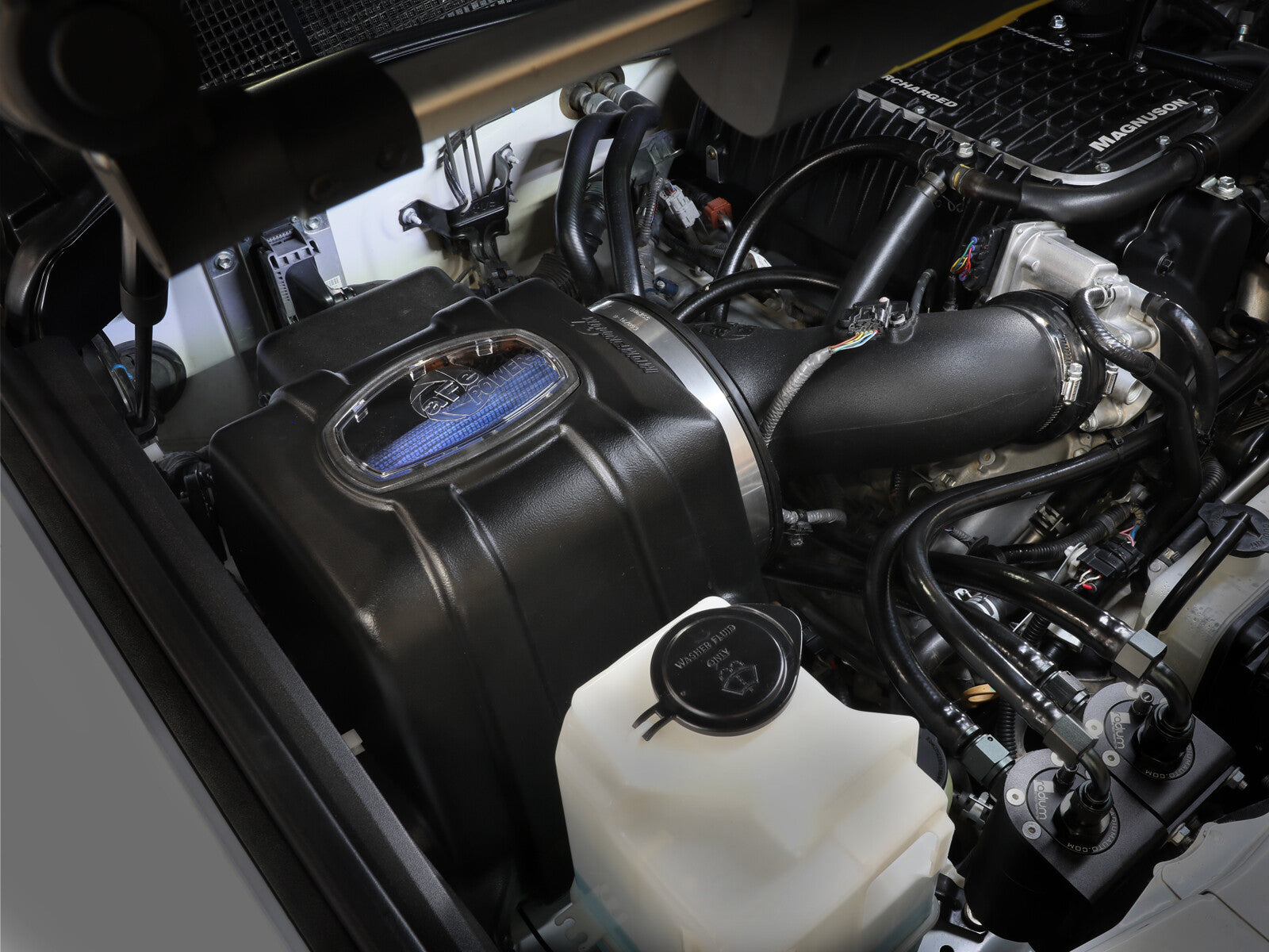 Momentum GT Cold Air Intake System w/ Pro 5R Filter Toyota Tundra 07-21 V8-5.7L w/ Magnuson S/C aFe Power