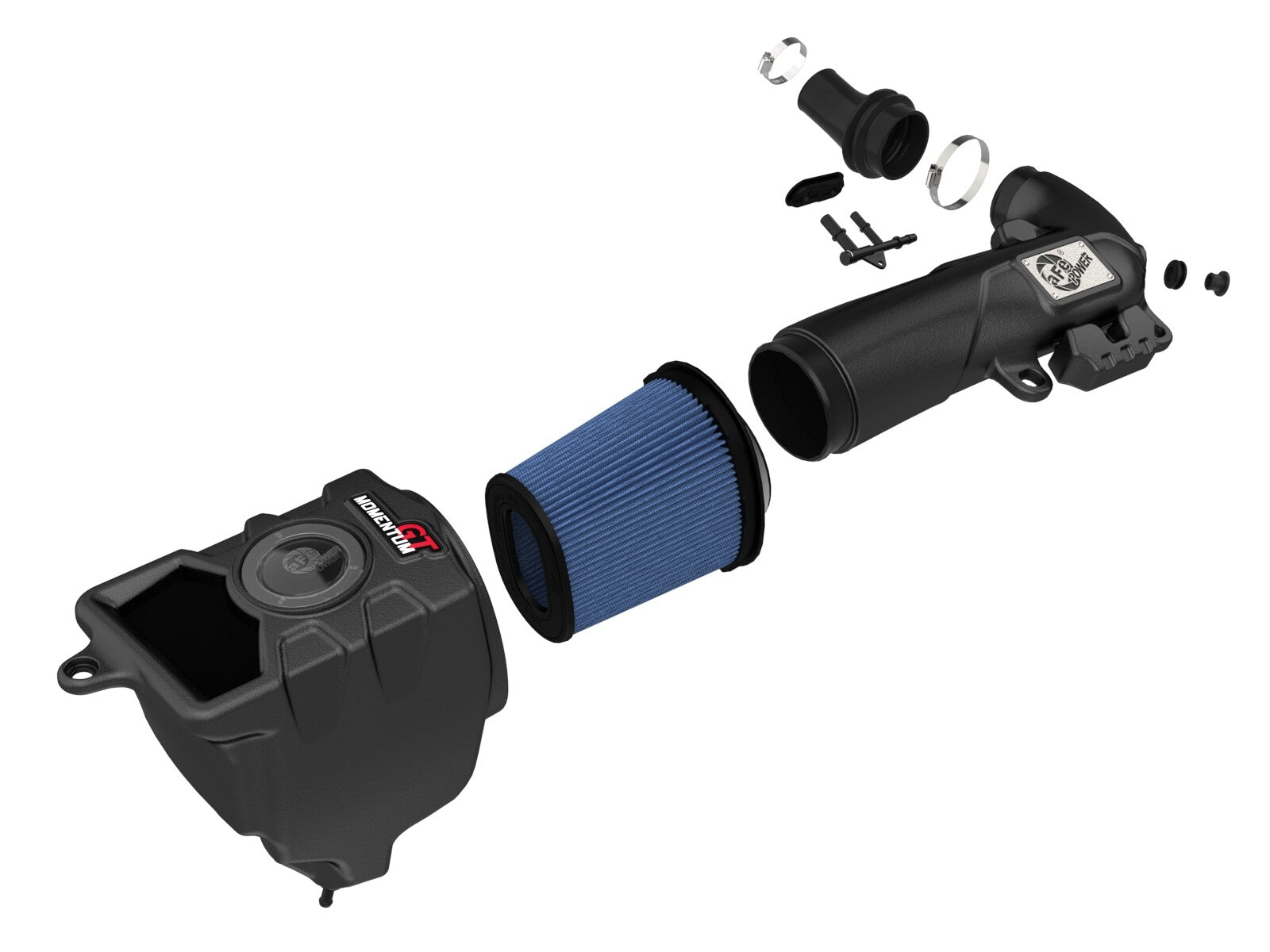 Momentum GT Cold Air Intake System w/ Pro 5R Filter Jeep Wrangler 4xe (Jl) 24-25 L4-2.0L (t) Hybrid aFe Power