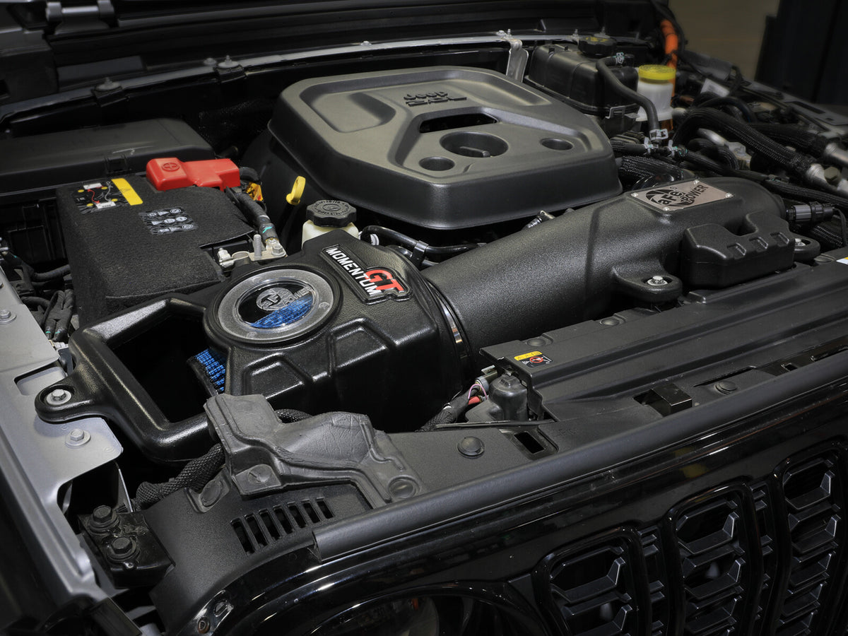 Momentum GT Cold Air Intake System w/ Pro 5R Filter Jeep Wrangler 4xe (Jl) 24-25 L4-2.0L (t) Hybrid aFe Power