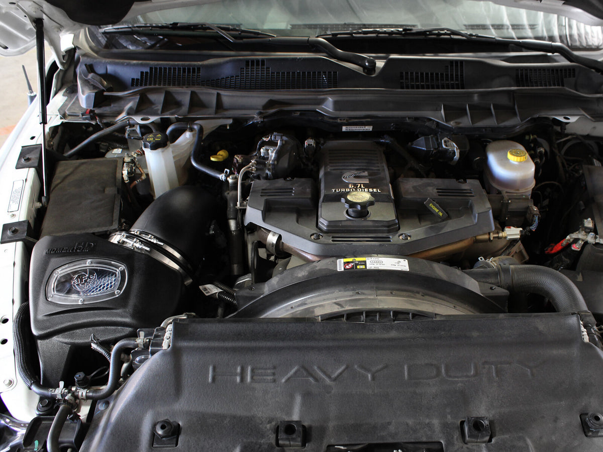 Momentum HD Cold Air Intake System w/ Pro 10R Filter Dodge Ram Diesel Trucks 13-18 L6-6.7L (td) aFe Power