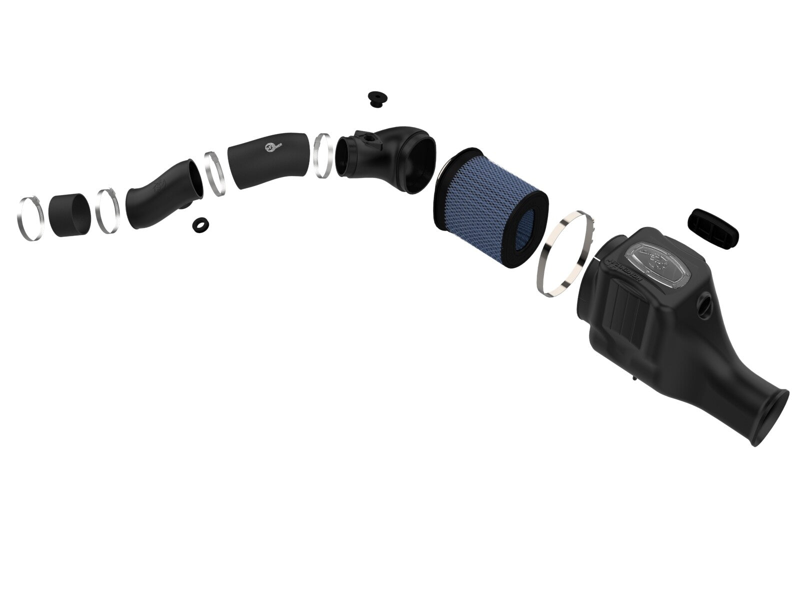 Momentum HD Cold Air Intake System w/ Pro 10R Filter Ford Diesel Trucks 03-07 V8-6.0L (td) aFe Power
