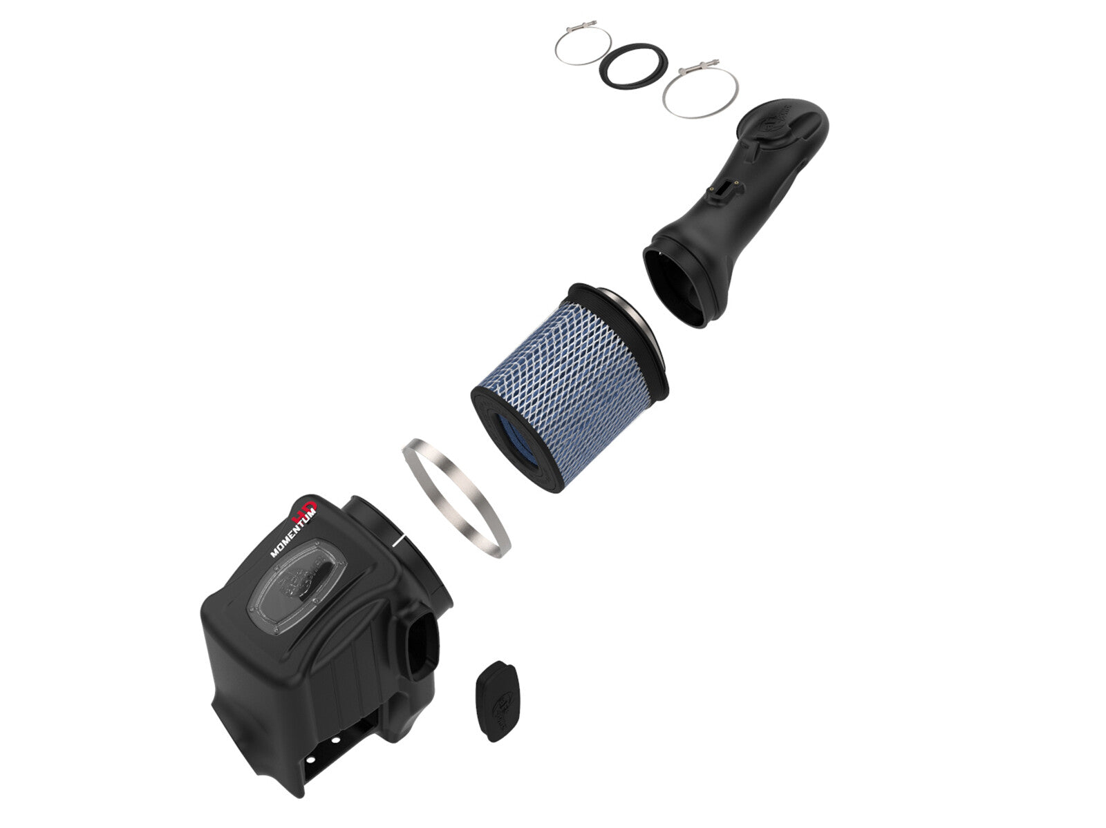 Momentum HD Cold Air Intake System w/ Pro 10R Filter Ford Diesel Trucks 11-16 V8-6.7L (td) aFe Power